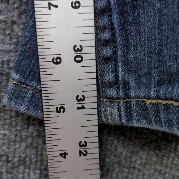 Levi's Women's Signature Jeans Blue 14 Long Low Rise Bootcut Denim Pockets - Picture 12 of 12